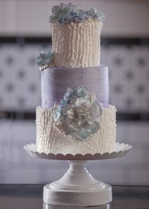 Purple and white cake 4